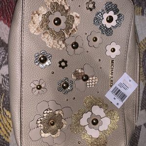 Michael Kors oat multi color large ew crossbody leather bag
